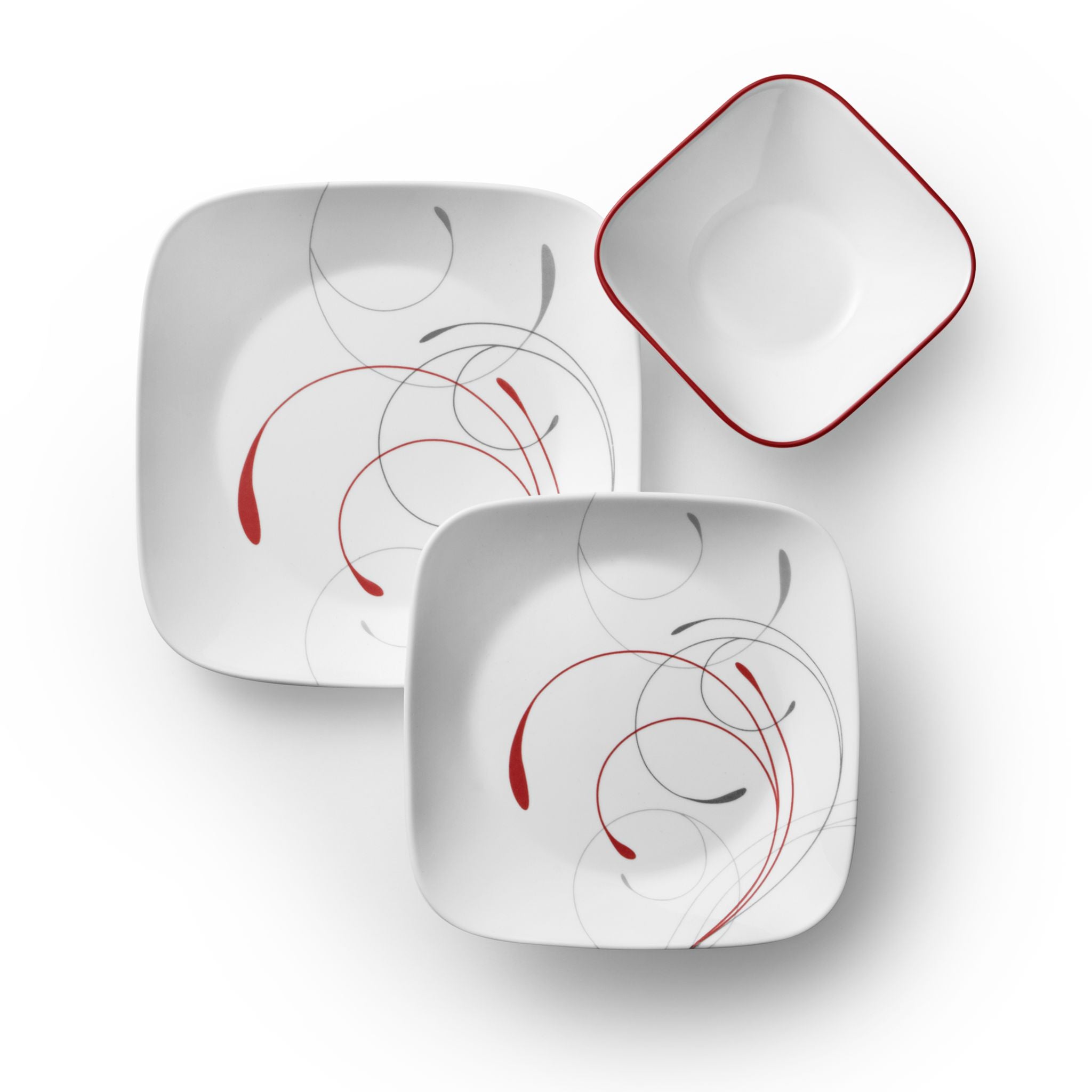 Corelle Square Splendor 12-piece Dinnerware Set. Service for 4 - Image 4