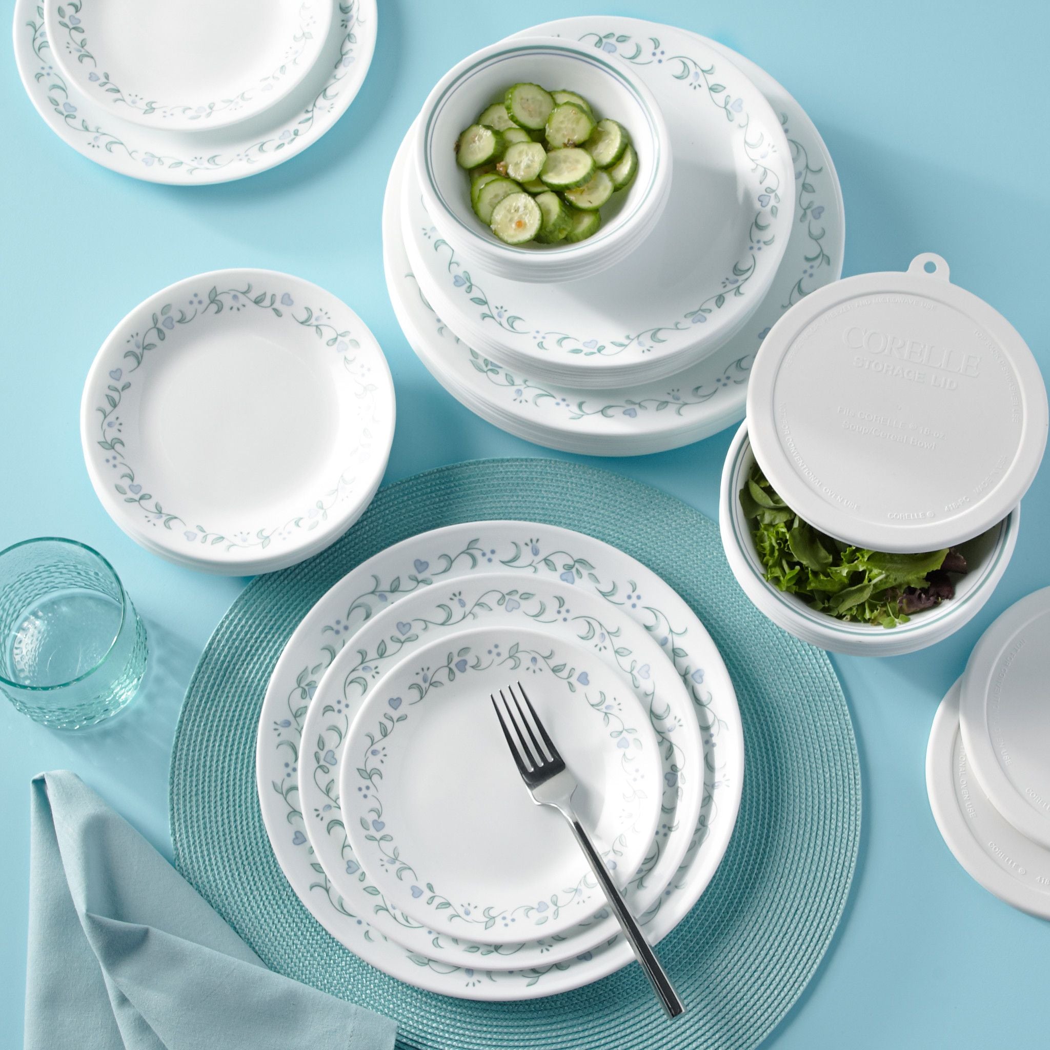 Corelle Country Cottage 66-piece Dinnerware Set. Service for 12 - Image 2