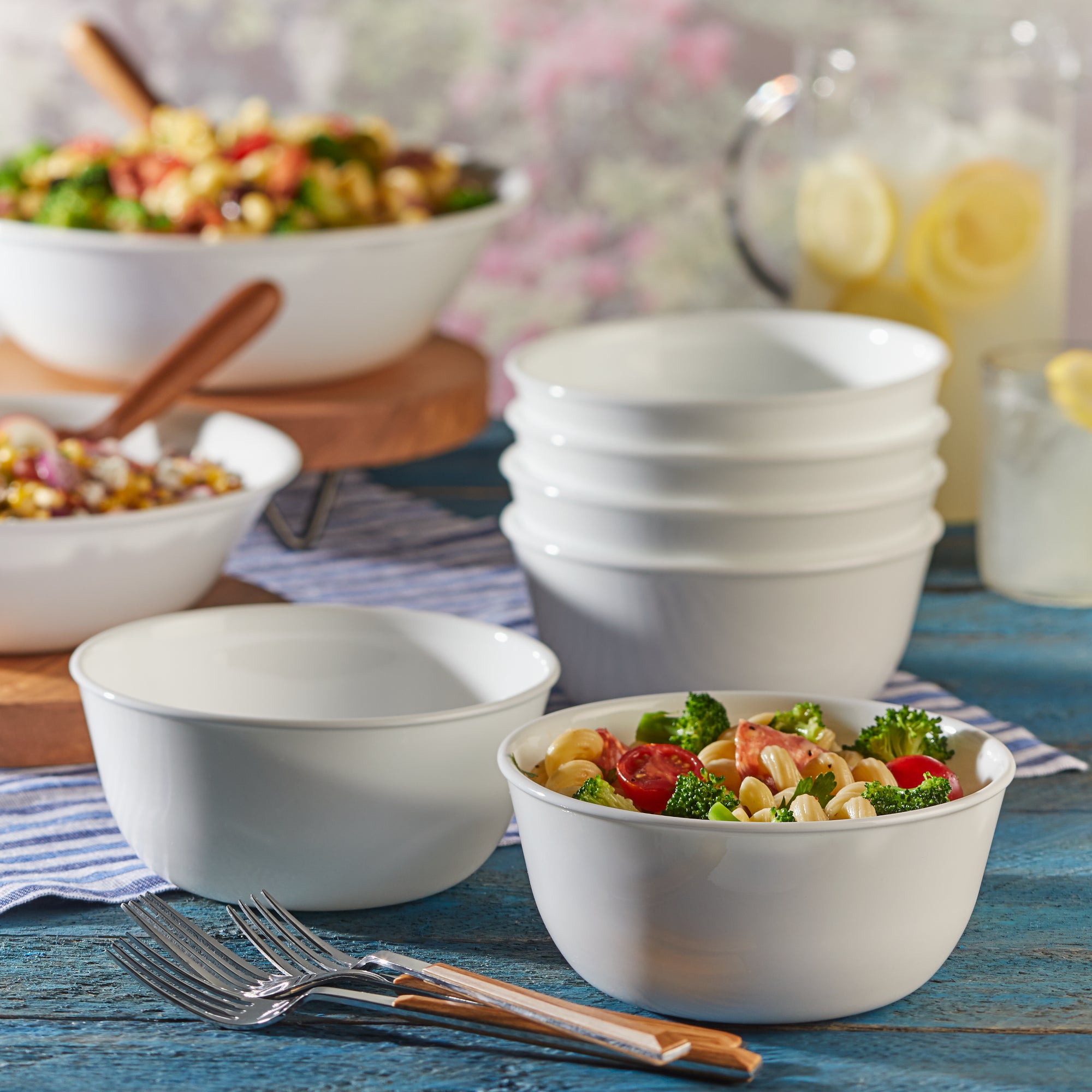 Corelle Winter Frost White 28-ounce Large Soup Bowls. 6-pack - Image 5
