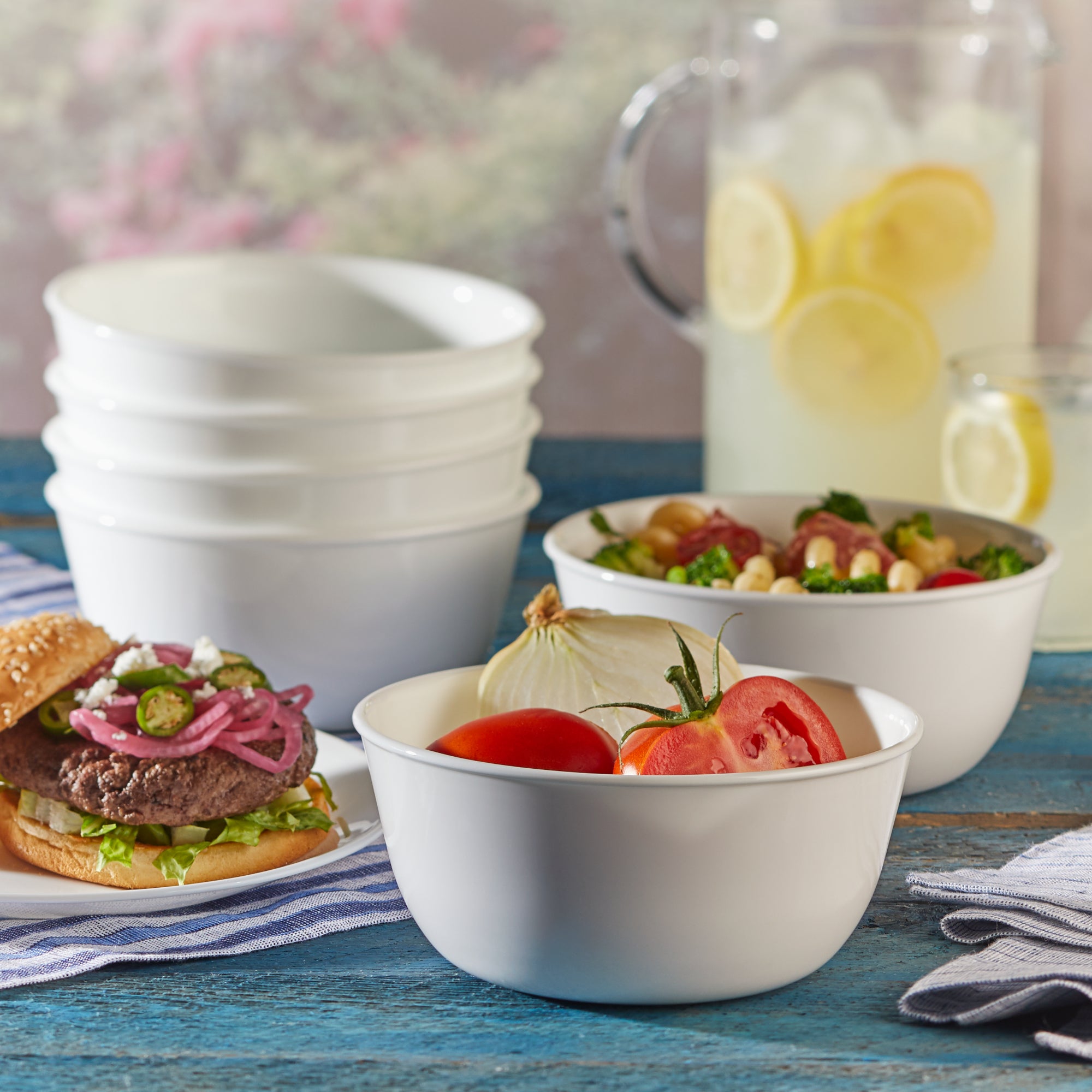 Corelle Winter Frost White 28-ounce Large Soup Bowls. 6-pack - Image 3