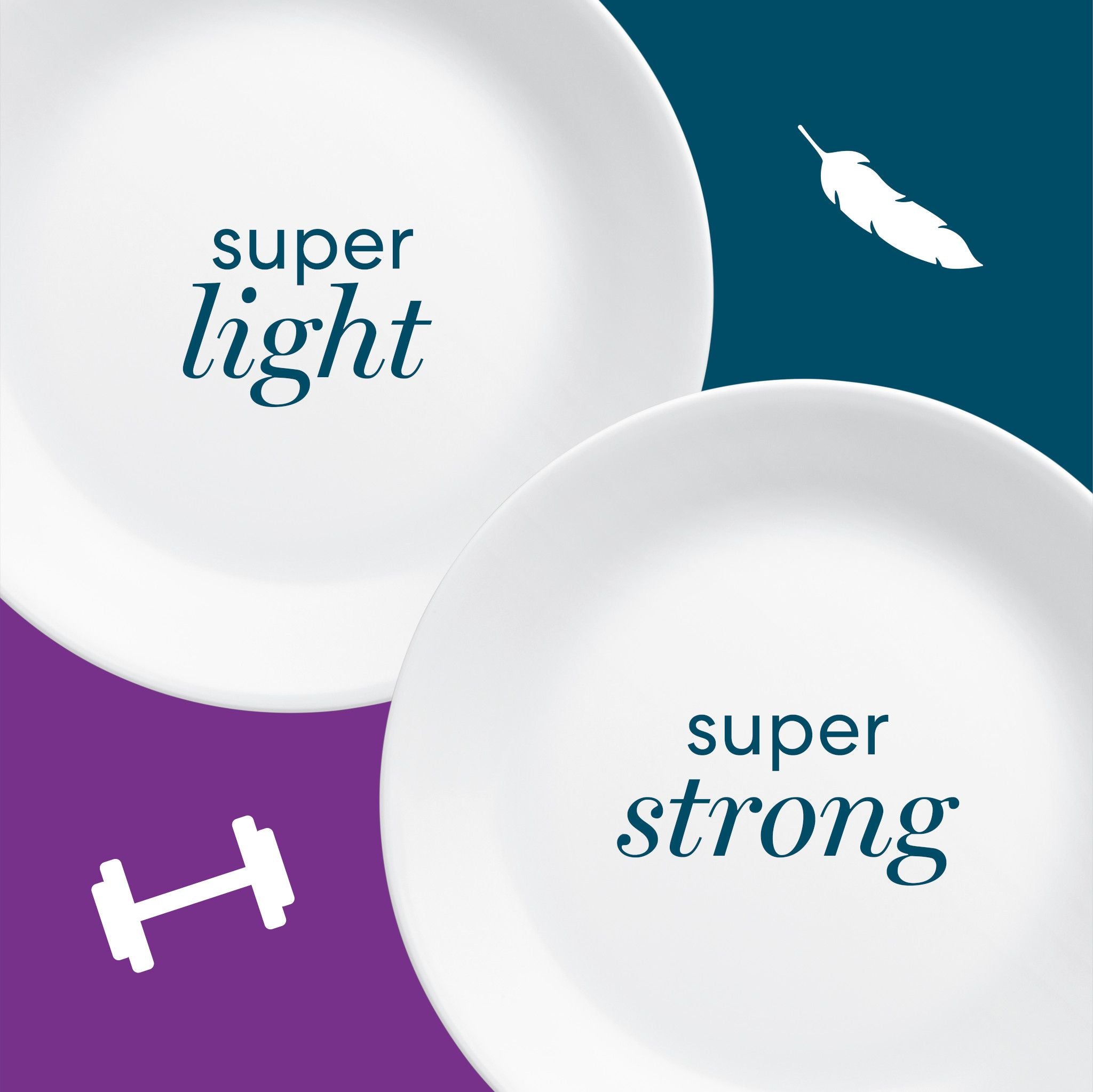 Corelle Winter Frost White 50-piece Dinnerware Set. Service for 8. EXCLUSIVE - Image 3
