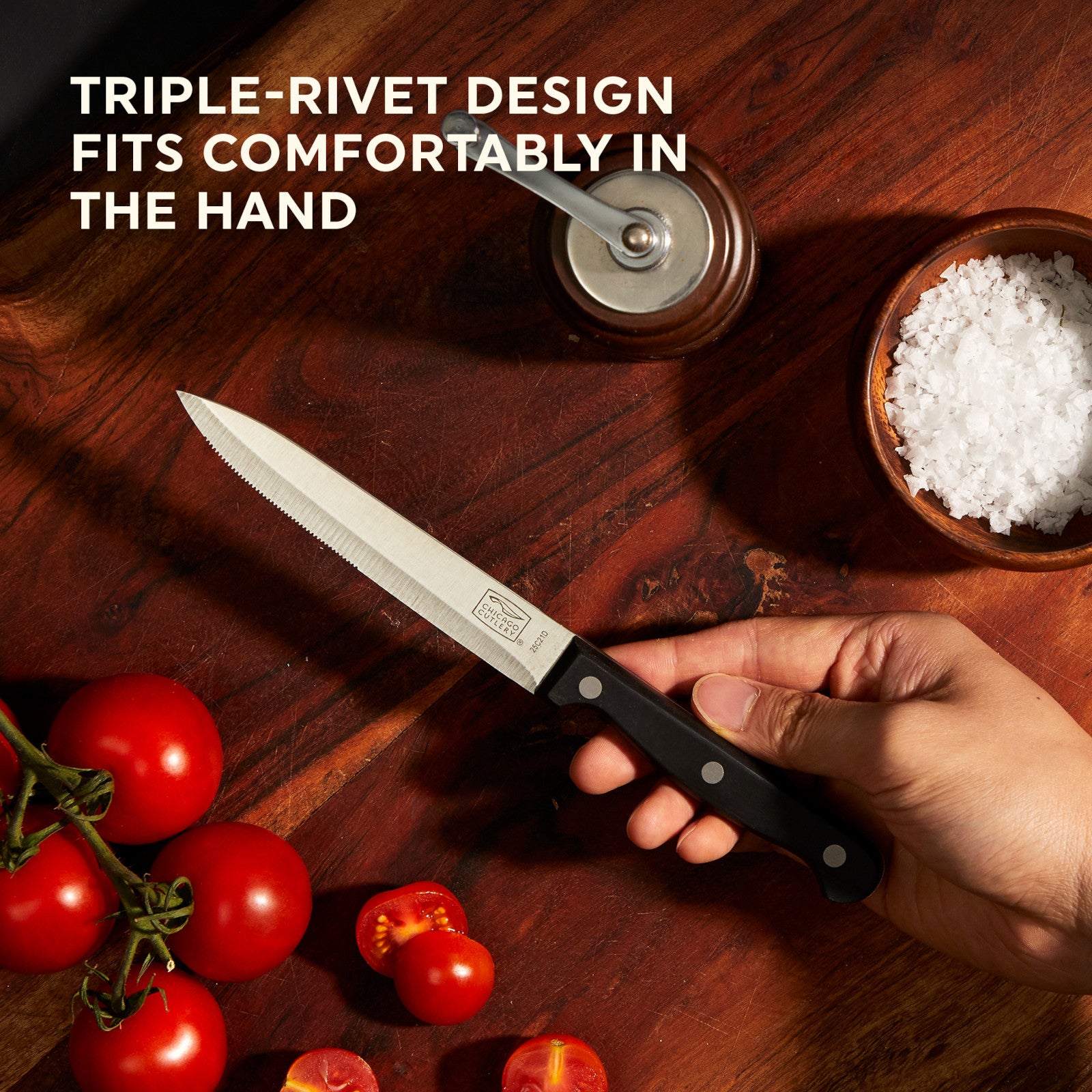Chicago Cutlery Essentials 3-piece Knife Set - Image 3