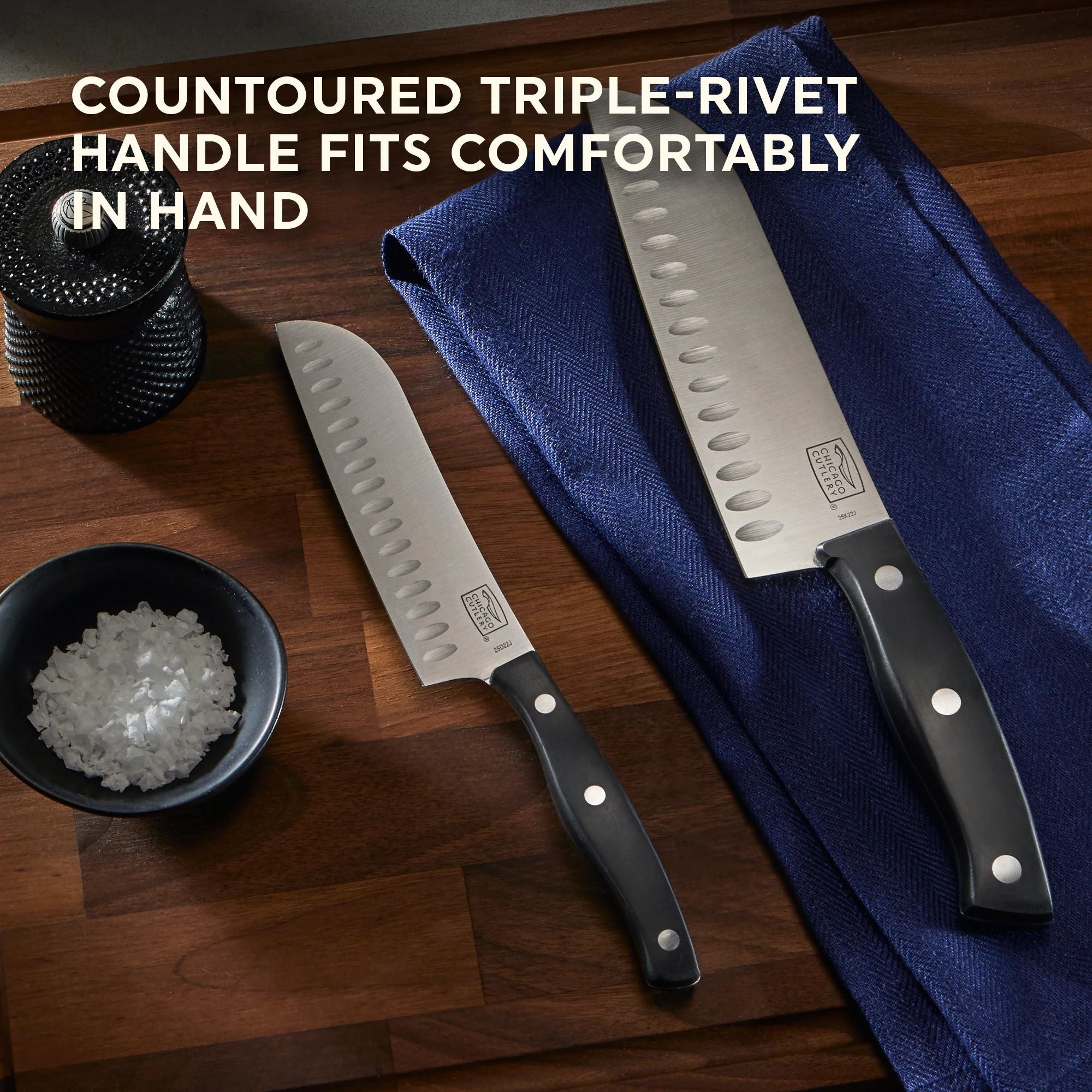Chicago Cutlery Ellsworth 2-piece Santoku Knife - Image 3