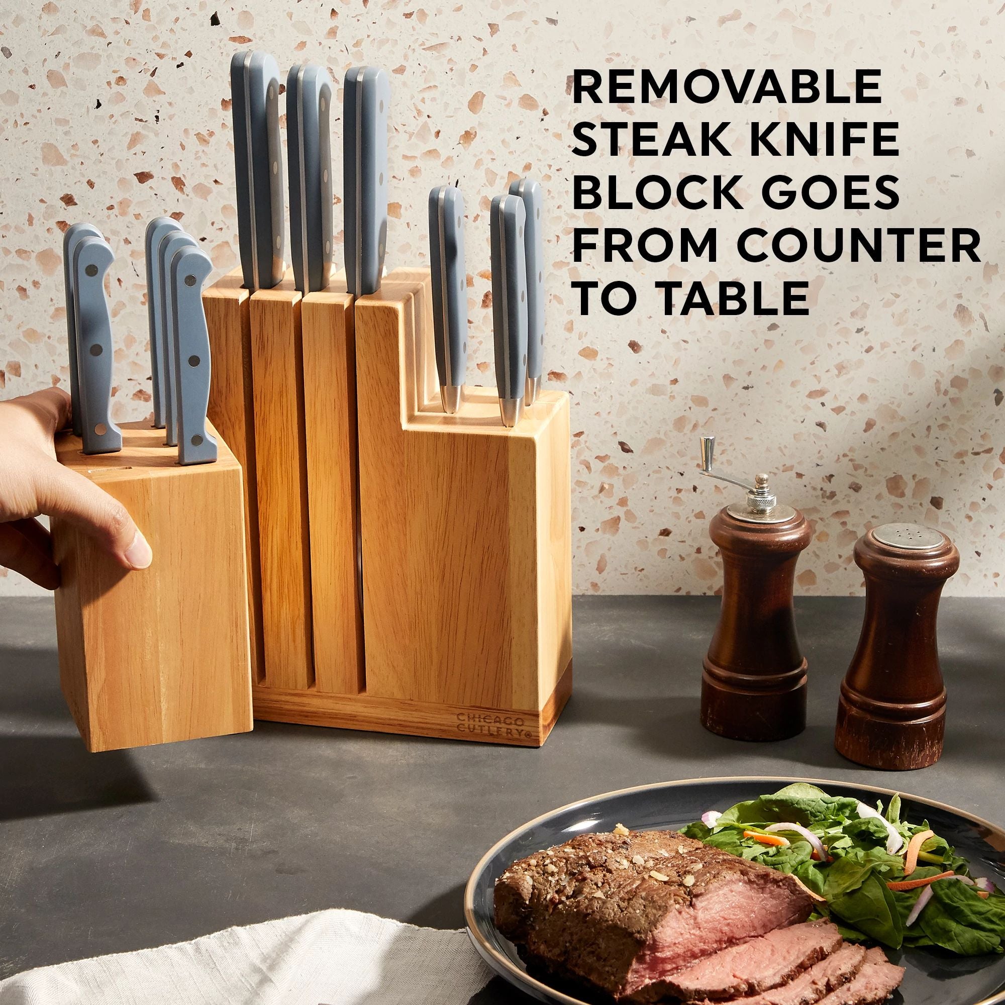 Chicago Cutlery Halsted 14-piece Modular Block Set - Image 4