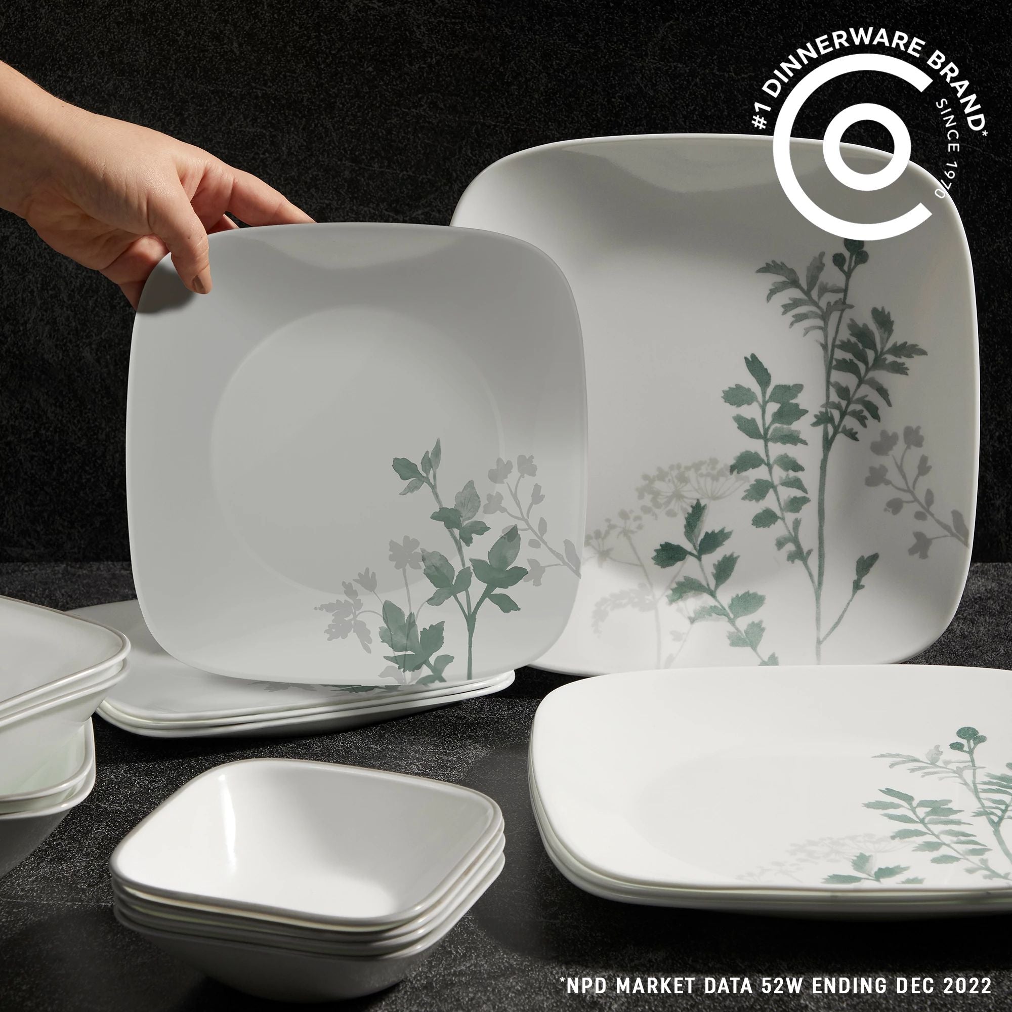 Corelle Amalie 16-piece Dinnerware Set. Service for 4 - Image 3