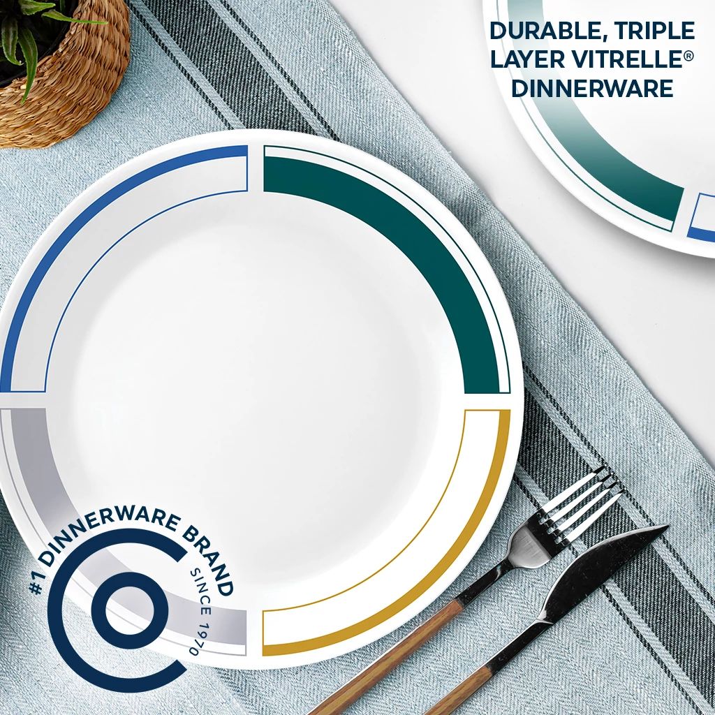 Corelle Color Block 10.25 Dinner Plate - Image 2