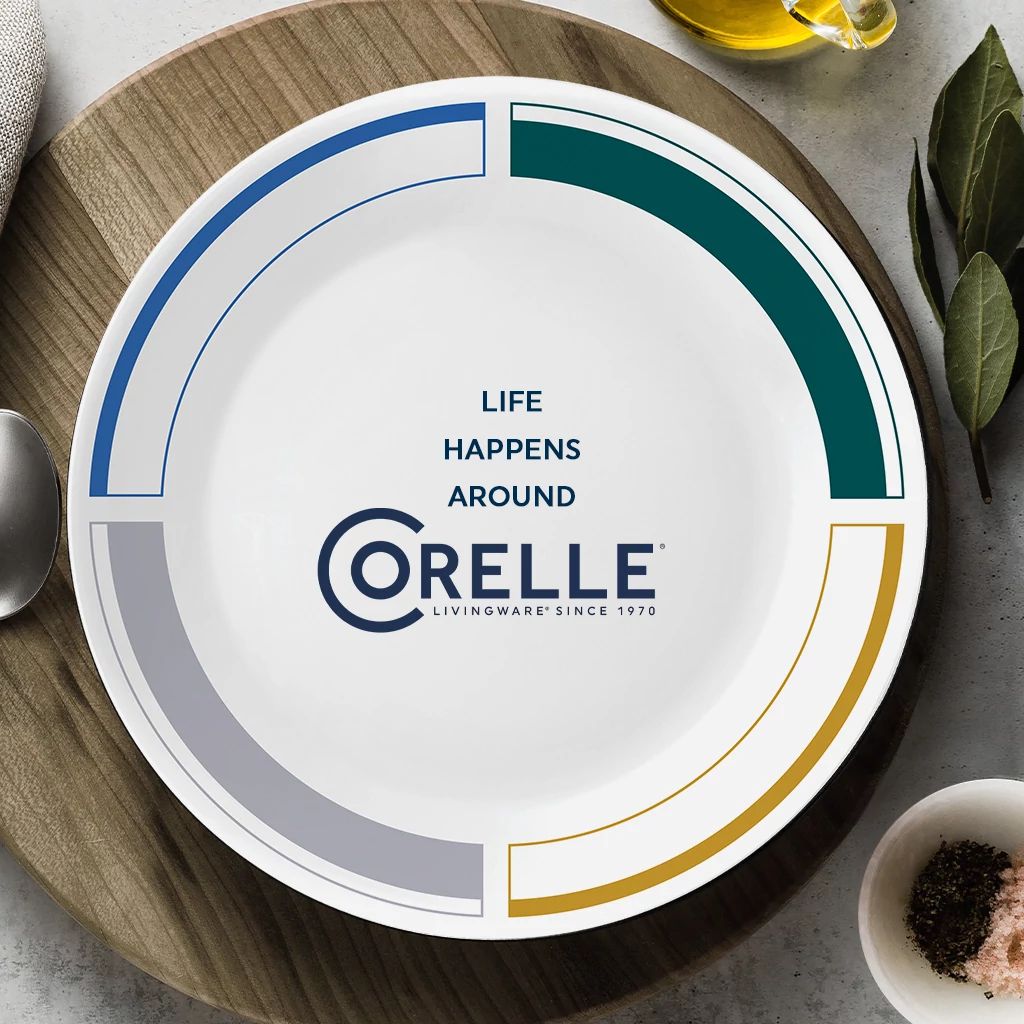 Corelle Color Block 10.25 Dinner Plate - Image 5