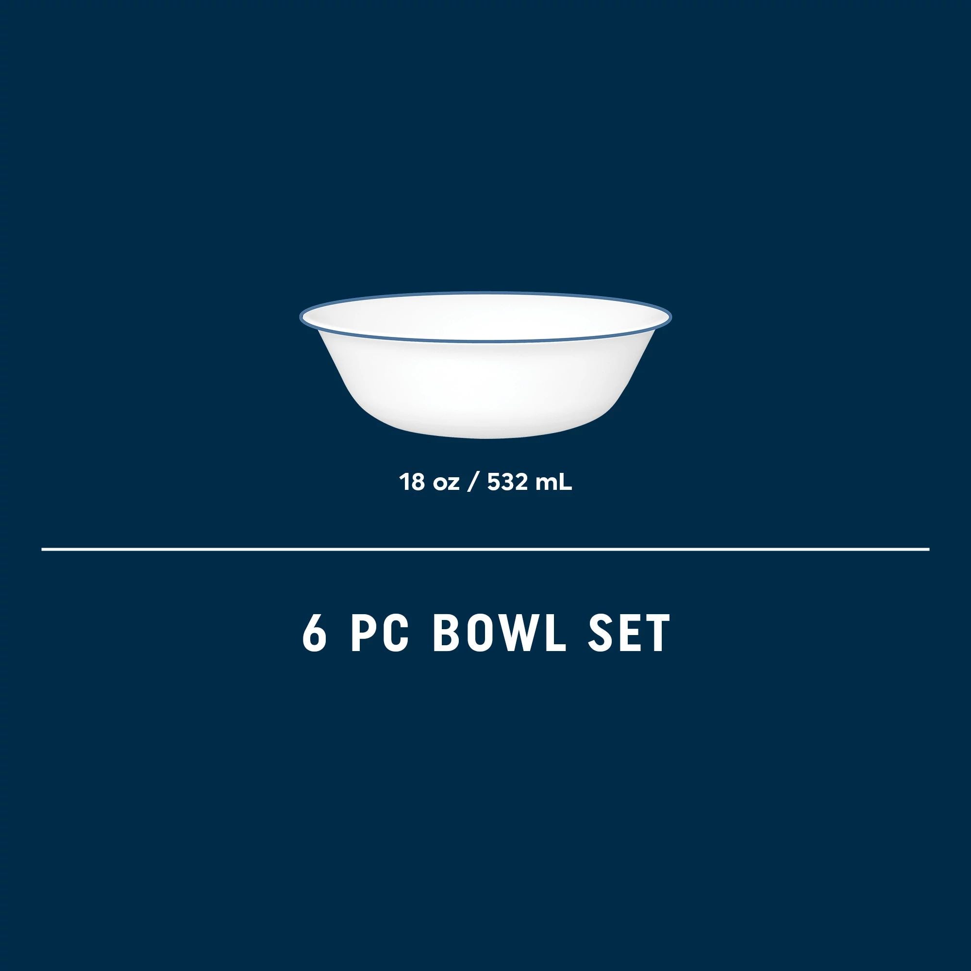 Corelle Botanical Stripes 18-ounce Cereal Bowls. 6-pack - Image 5