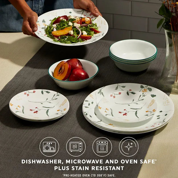Corelle Wildflower Scatter 18-piece Dinnerware Set. Service for 6 - Image 5