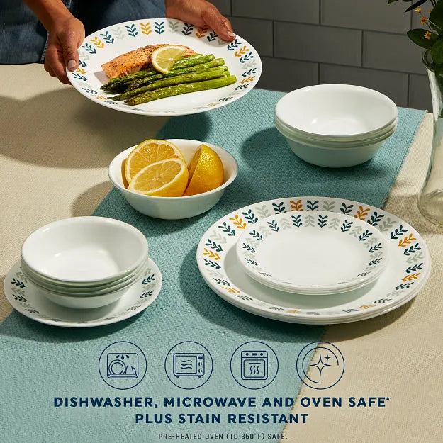 Corelle Anders 18-piece Dinnerware Set. Service for 6 - Image 4