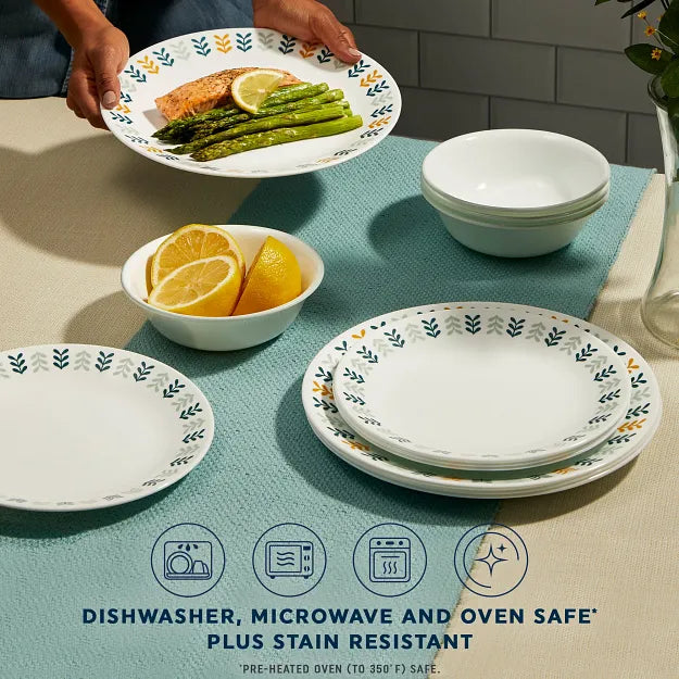 Corelle Anders 12-piece Dinnerware Set. Service for 4 - Image 4